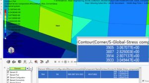 HyperView查看Abaqus应力结果 IP，corner data – 给力仿真PowerCAE