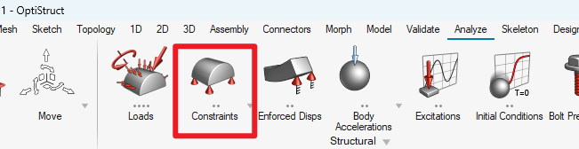 HyperMesh-Analyze-Constraint