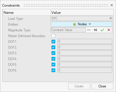 HyperMesh创建约束contraint