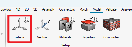 HyperMesh Model Systems